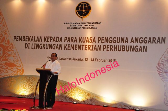 Menteri Perhubungan Budi Karya Sumadi