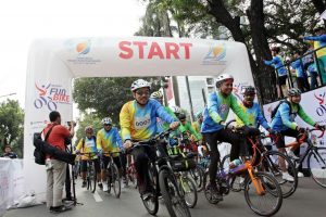 Menteri BUMN Ikuti Fun Bike BUMN 2018