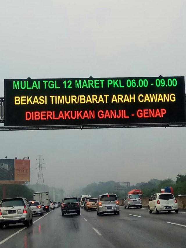Halo Indonesia TOL Ganjil genap