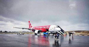AirAsia Resmi Mendarat di Bandara Silangit Danau Toba
