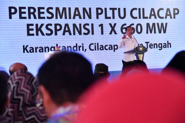 Presiden Resmikan PLTU Cilacap Ekspansi Tahap Pertama Kapasitas 1x660 MW Presiden Resmikan PLTU Cilacap Ekspansi Tahap Pertama Kapasitas 1x660 MW