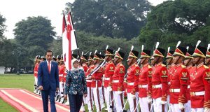 Presiden Jokowi Sambut Kunjungan Kenegaraan Presiden Singapura di Istana Bogor