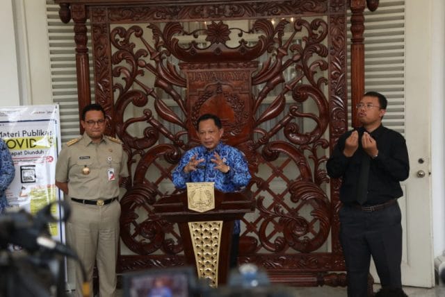 Temui Gubernur DKI, Mendagri Pastikan Koordinasi Pengendalian Penularan Covid-19 Berjalan Baik