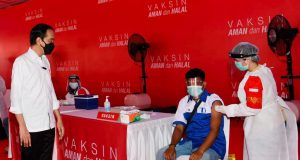 Presiden Targetkan Jumlah Vaksinasi Dua Kali Lipat pada Bulan Agustus