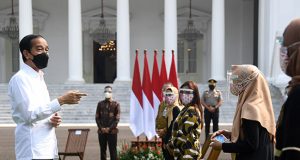 Presiden Dorong Pelaku Usaha Mikro Tidak Putus Asa di Tengah Pandemi