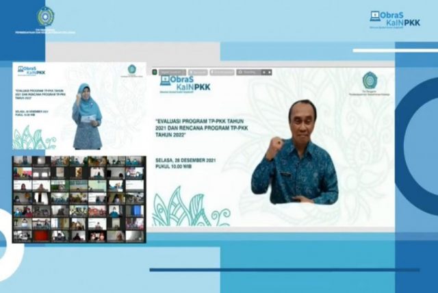 TP PKK Pusat Bahas Evaluasi Kinerja Tahun 2021 dan Rencana Program Tahun 2022 TP PKK Pusat Bahas Evaluasi Kinerja Tahun 2021 dan Rencana Program Tahun 2022