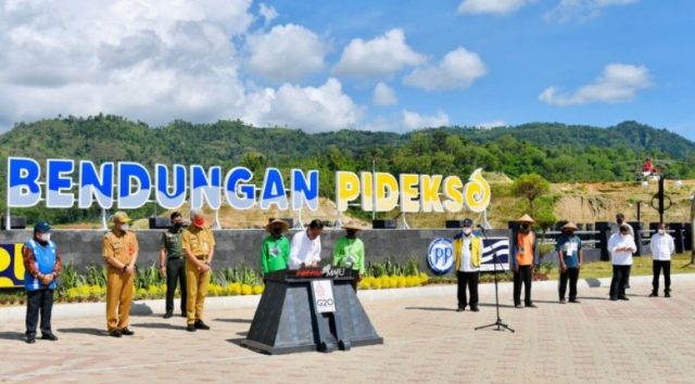 Resmikan Bendungan Pidekso, Presiden: Air Kunci Ketahanan Pangan Resmikan Bendungan Pidekso, Presiden: Air Kunci Ketahanan Pangan