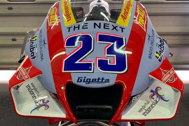 Kementerian Pariwisata dan Ekonomi Kreatif/Badan Pariwisata dan Ekonomi Kreatif dengan Brand Wonderful Indonesia sepakat melakukan kerja sama dengan tim balap yang akan tampil pada ajang MotoGP 2022 Gresini Racing. Kementerian Pariwisata dan Ekonomi Kreatif/Badan Pariwisata dan Ekonomi Kreatif dengan Brand Wonderful Indonesia sepakat melakukan kerja sama dengan tim balap yang akan tampil pada ajang MotoGP 2022 Gresini Racing.