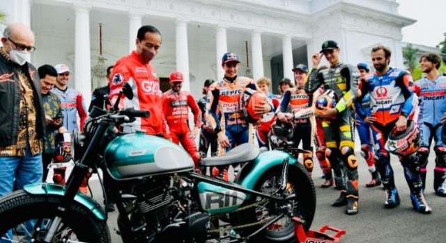 Presiden Jokowi Terima Kunjungan Pembalap MotGP 2022