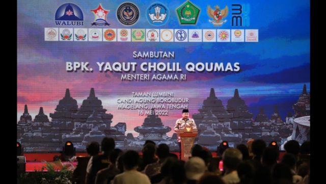 Dharmasanti Waisak 2566 BE, Menag Apresiasi Kebersamaan Umat Buddha Dharmasanti Waisak 2566 BE, Menag Apresiasi Kebersamaan Umat Buddha
