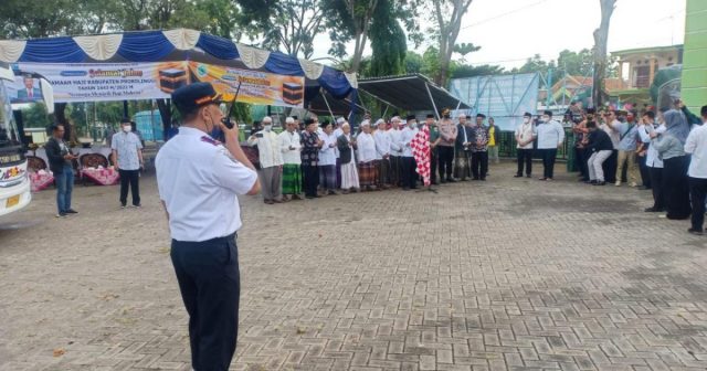 Dishub Probolinggo Terjunkan Personel Lancaran Pemberangkatan Calon Jemaah Haji