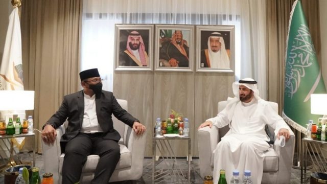 Bertemu Menteri Haji Saudi, Menag Diskusikan Persiapan Awal Haji 1444 H/2023 M