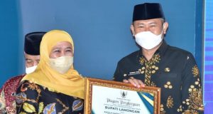 Bupati Lamongan Dinobatkan Sebagai Pembina Koperasi Terbaik di Jawa Timur