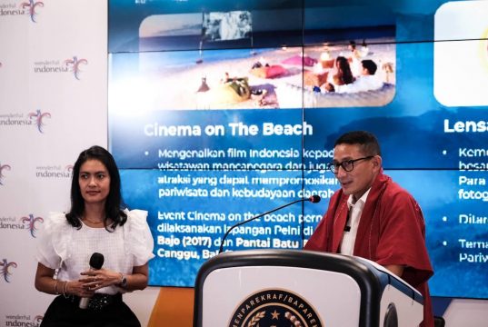 Menparekraf dan Cinema on The Beach Jajaki Kerja Sama Bidang Film dan Destinasi Wisata