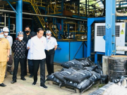 Tinjau Pabrik Aspal, Presiden Dorong Kabupaten Buton sebagai Wilayah Industri Penghasil Aspal