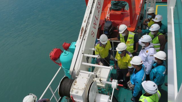 PSCO Ditjen Hubla Di Teluk Bayur Mendapat Pelatihan Dari AMSA Australia