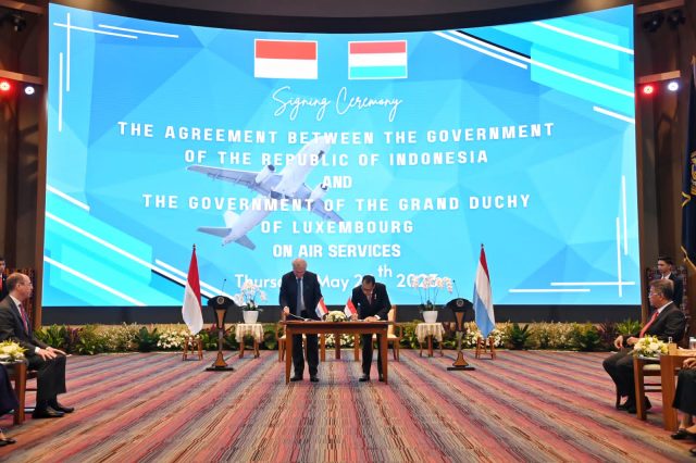 Indonesia dan Luksemburg Sepakati Perjanjian Pelayanan Angkutan Udara