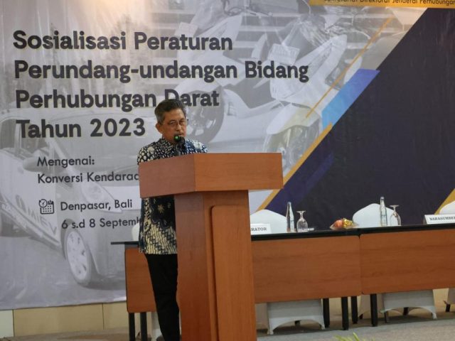 Dorong Program Konversi Listrik, Kemenhub Sosialisasikan PM 39 Tahun 2023