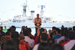 Rayakan Hari Puncak HMN ke-59, Presiden Ajak Wujudkan Indonesia Sebagai Poros Maritim Dunia
