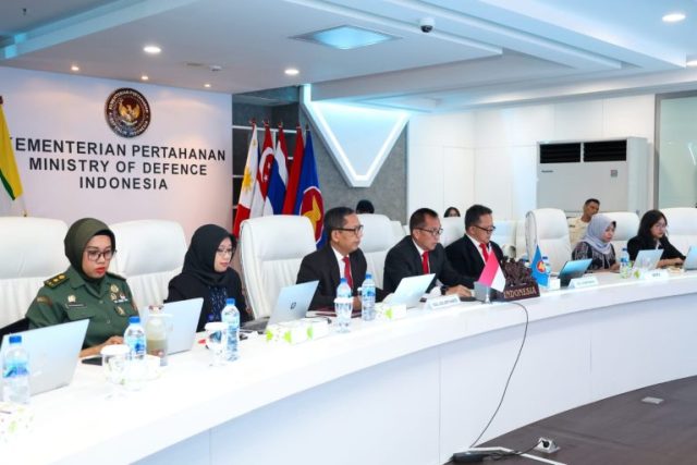 Dirkersinhan Wakili Delegasi RI Pimpin Pertemuan Virtual Ad Hoc ASEAN Defence Senior Official’s Meeting Working Group (ADSOM WG)