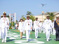 Wisuda dan Lepas Perwira Transportasi Laut Politeknik Pelayaran Sorong, Plt Kepala BPSDMP Ajak Para Lulusan Mendukung Keselamatan Transportasi Laut Dan Kelestarian Lingkungan