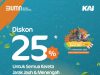 KAI Sediakan Promo 25 Persen di Event #DiIndonesiaAja Travel Fair 2023
