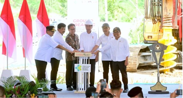 Presiden Jokowi Groundbreaking RSUP Pertama di Nusantara