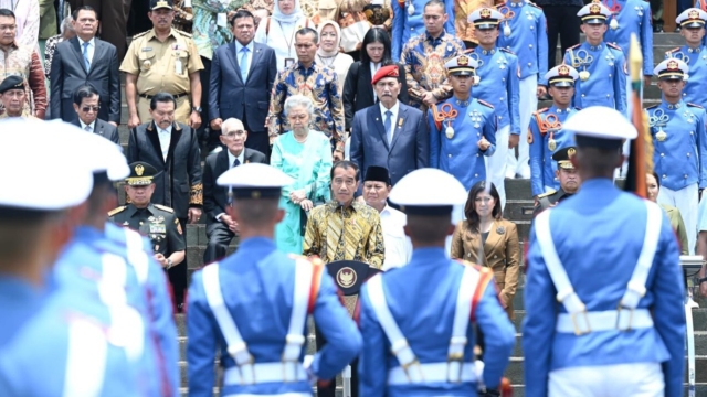 Presiden Jokowi Resmikan Graha Utama Akademi Militer Magelang