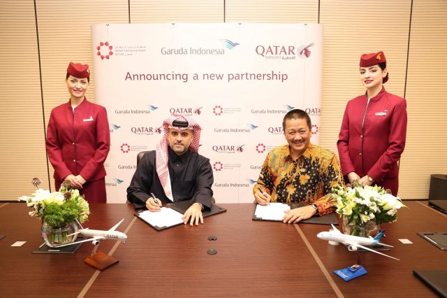 Perkuat Jaringan Penerbangan ke Timur Tengah, Garuda Indonesia Luncurkan Rute Penerbangan Jakarta – Doha PP