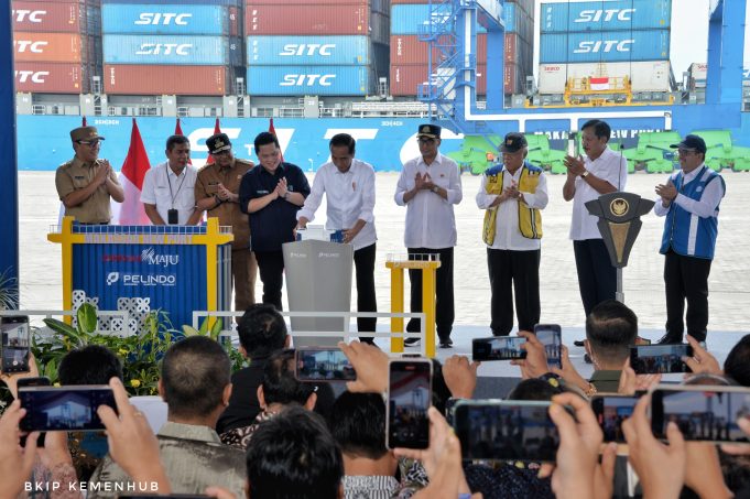 Presiden Joko Widodo Resmikan Makassar New Port