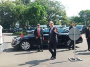 Presiden Jokowi Terima Kunjungan Kehormatan Menlu China Wang Yi di Istana Negara