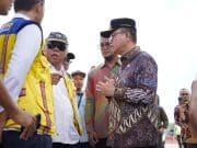 Menteri PUPR RI Basuki Tinjau Proyek Tol Trans Sumatera, Pj. Bupati Banyuasin Ajukan Rencana Pembangunan Infrastruktur Lokal