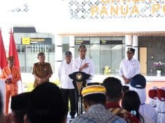 Bertolak Ke Gorontalo, Presiden Jokowi Resmikan Bandara Pohuwato dan Jalan Daerah Boalemo