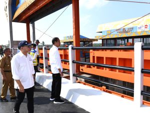 Resmikan Bendungan Margatiga, Presiden Jokowi: Manajemen Pengelolaan Air Jadi Fokus Pemerintah