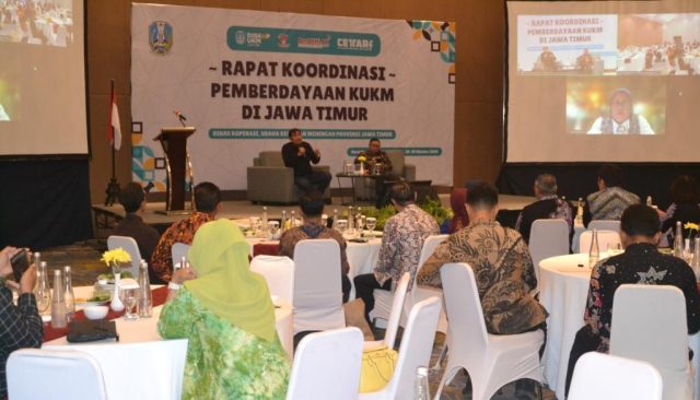 Diskop UKM Jatim Adakan Rakor Pemberdayaan Koperasi dan UKM Diskop UKM Jatim Adakan Rakor Pemberdayaan Koperasi dan UKM