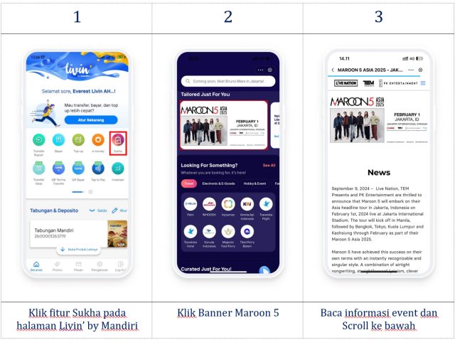 Bank Mandiri Bagi-bagi 30 Tiket Konser Maroon 5, Simak Cara Dapatkannya Bank Mandiri Bagi-bagi 30 Tiket Konser Maroon 5, Simak Cara Dapatkannya