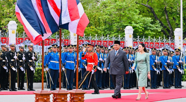 Tiba di Government House Thailand, Presiden Prabowo Disambut dengan Upacara Resmi Tiba di Government House Thailand, Presiden Prabowo Disambut dengan Upacara Resmi