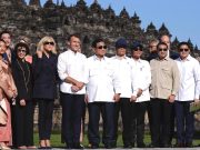Menteri Ekraf Sambut Kedatangan Bersejarah Presiden Macron ke Candi Borobudur.