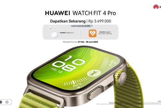 HUAWEI WATCH FIT 4 Series: Smartwatch Paling Laris Saat Ini dengan Desain Ramping dan Powerful di Kelasnya, Mulai dari Rp1,8 Juta!