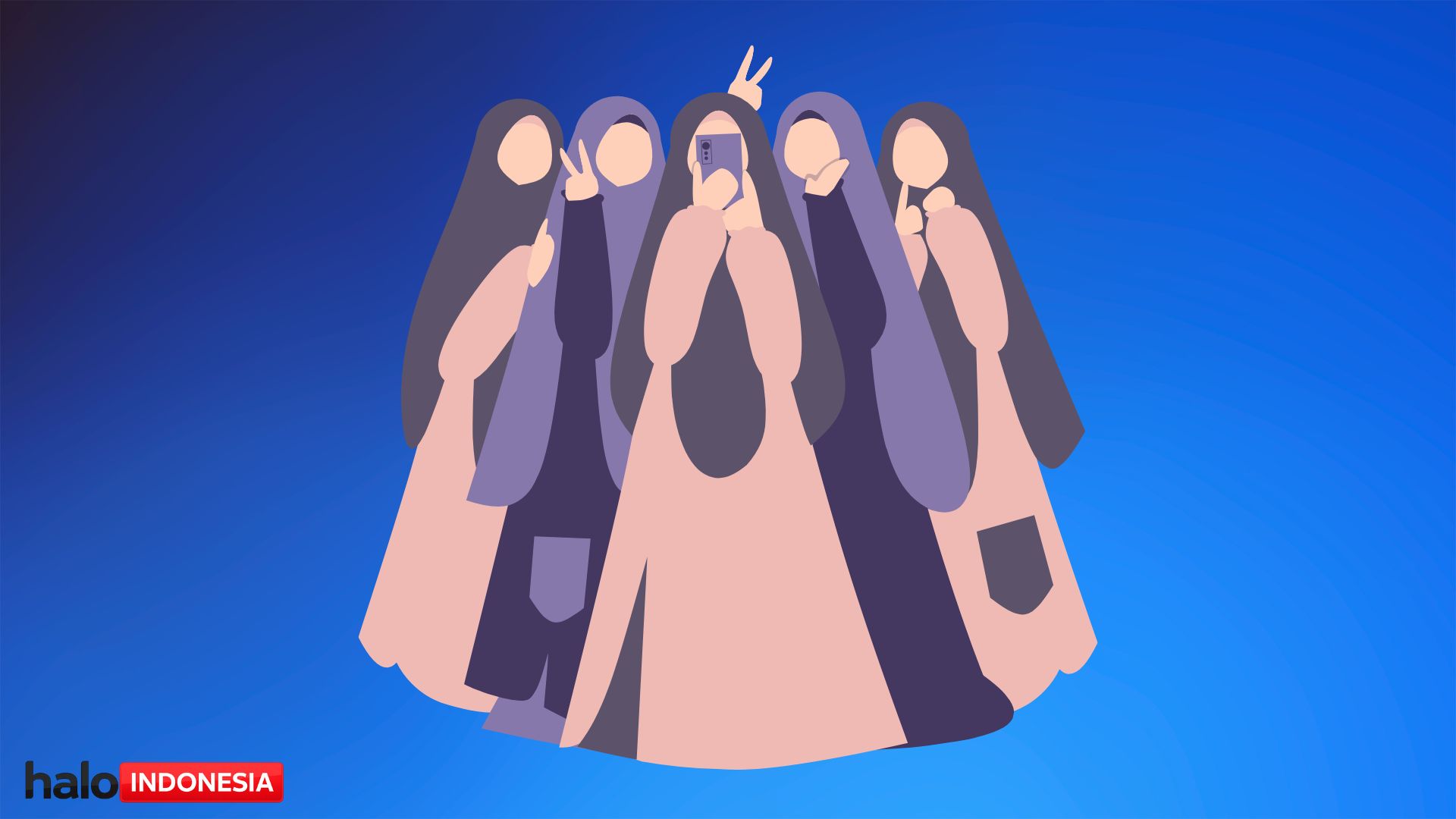 100+ Gambar Kartun Muslimah Cantik, Imut, Lucu Terbaru!