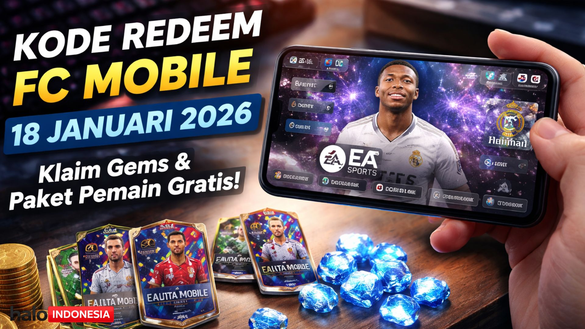 15 Kode Redeem FC Mobile 18 Januari 2026: Klaim Gems Gratis dan Paket Pemain, Jangan Sampai Telat!