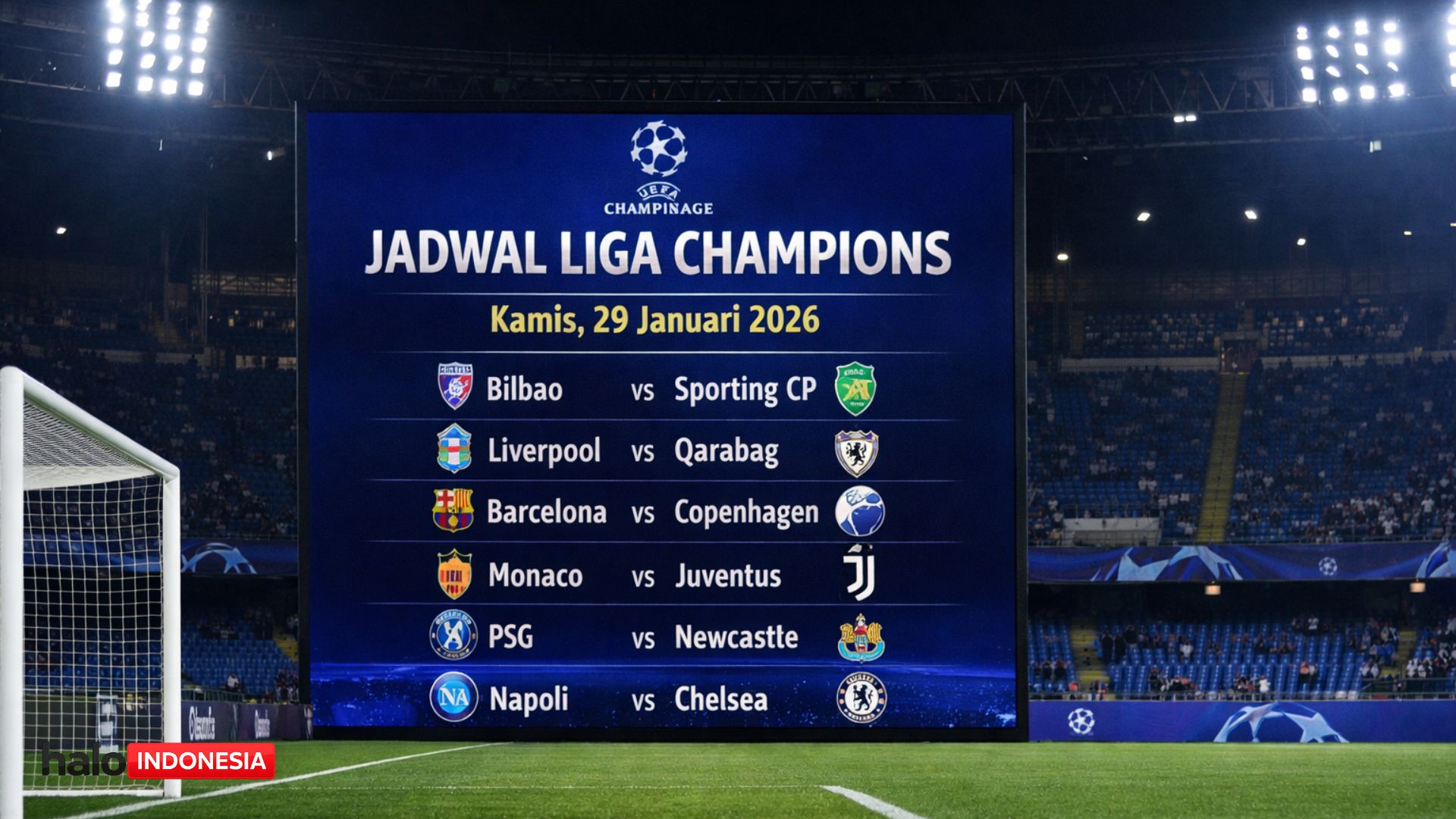 Jadwal Liga Champions Kamis Dini Hari: Napoli vs Chelsea Jadi Penentuan Nasib
