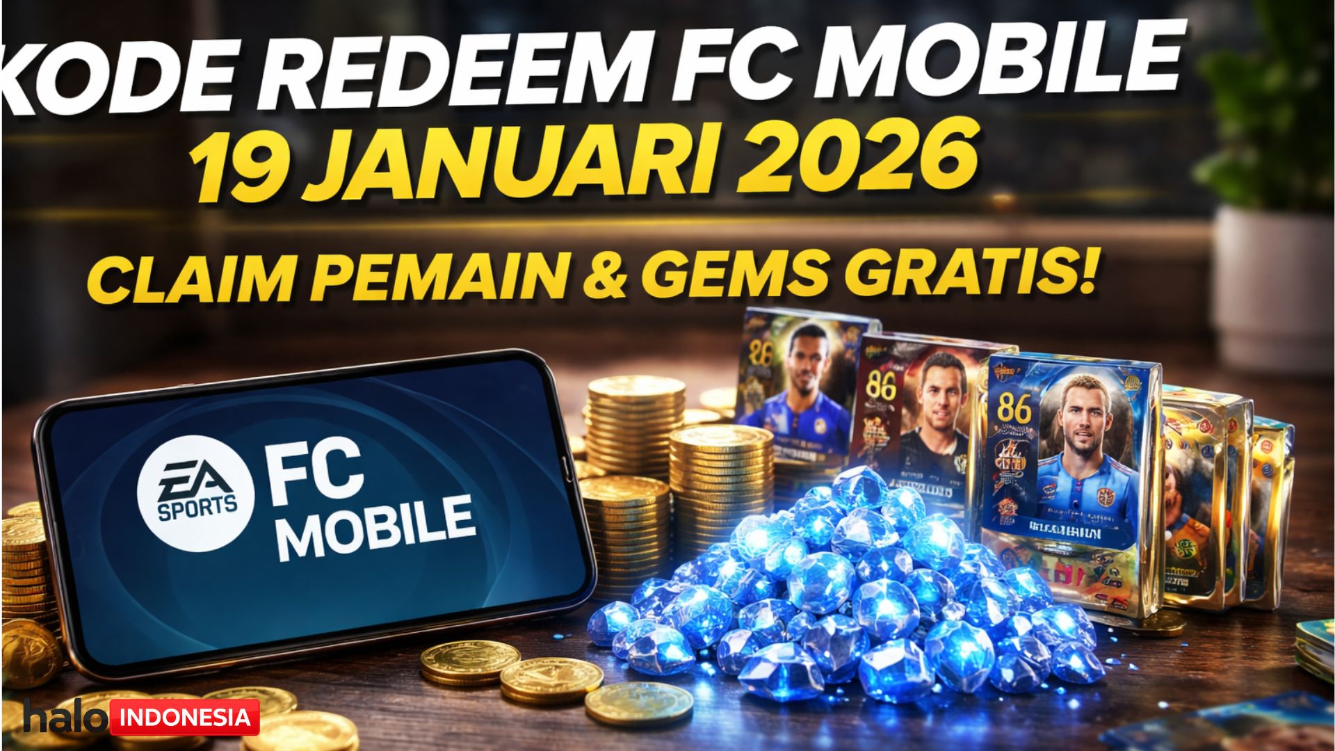 Kode Redeem FC Mobile 19 Januari 2026: 25 Kode Aktif, Hadiah Pack Pemain hingga Gems Gratis