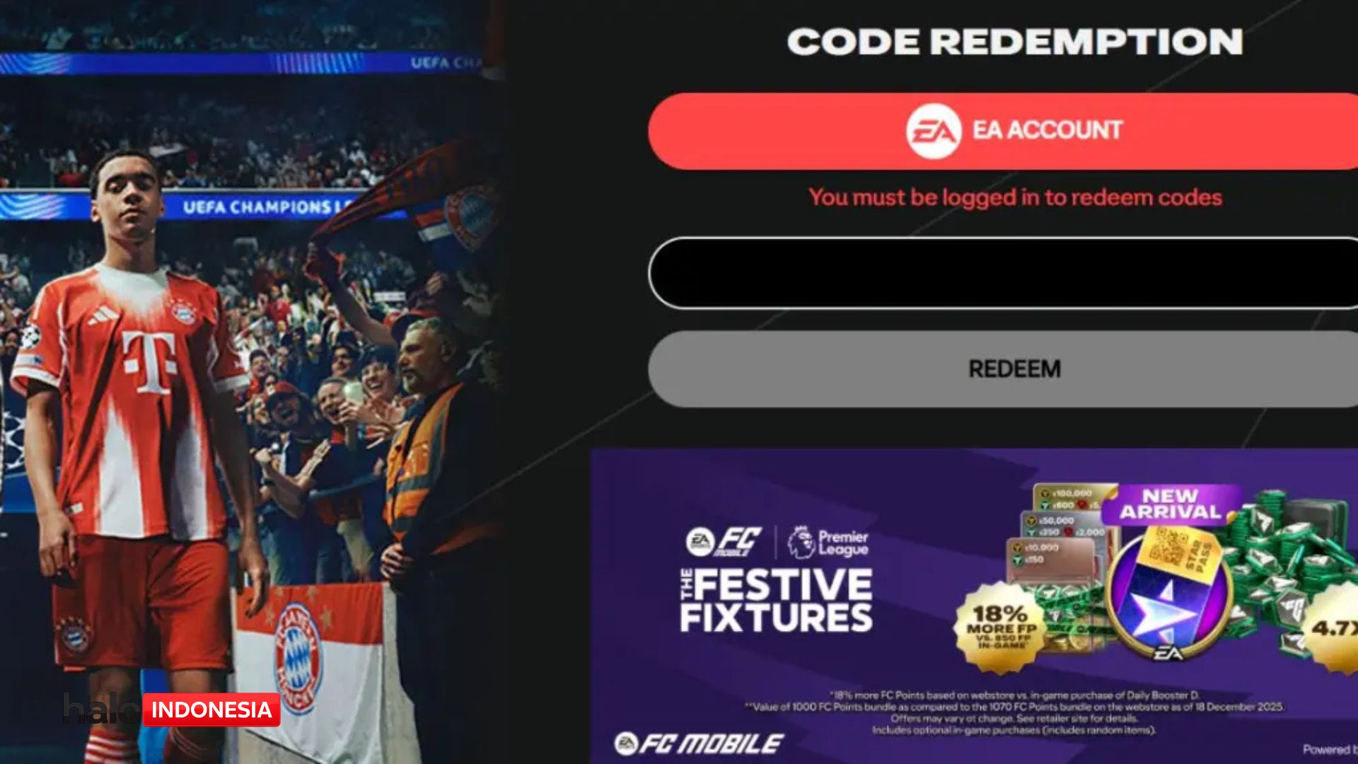 Kode Redeem FC Mobile 25 Januari 2026: 30 Code Terbaru Buat Klaim Gems & Pack, Jangan Telat!