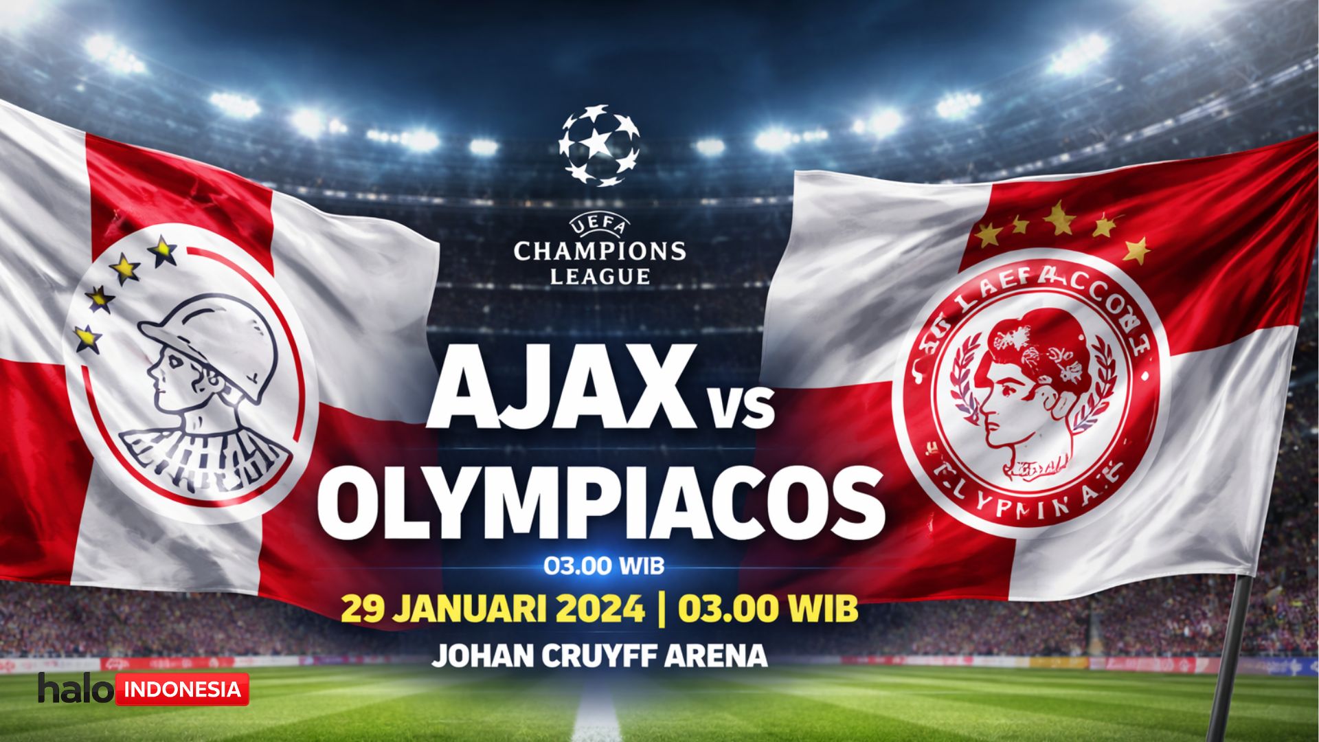 Prediksi Ajax vs Olympiacos 29 Januari 2026: Laga Hidup Mati di Johan Cruyff Arena