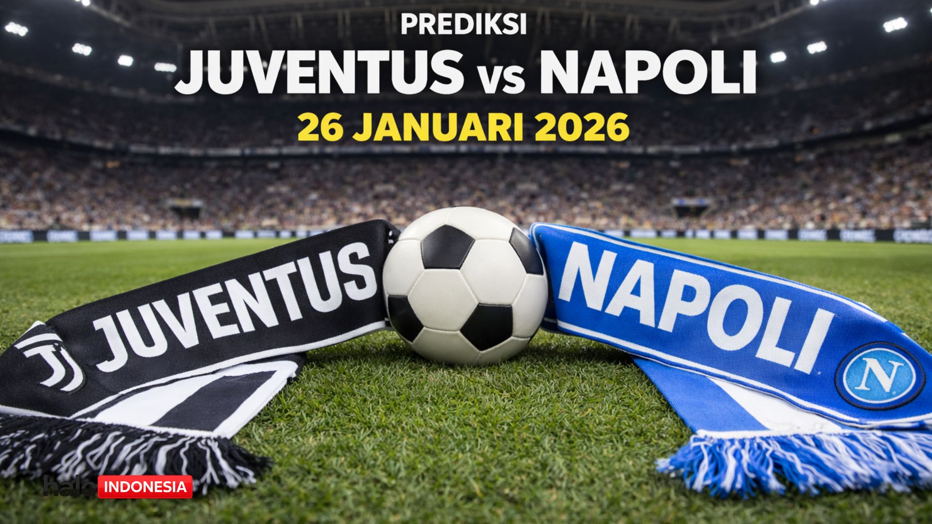 Prediksi Juventus vs Napoli 26 Januari 2026: Big Match Serie A, Juve Unggul Tipis?
