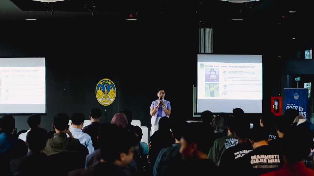 PSIM Yogyakarta Edukasi Mahasiswa UGM Soal Industri Sepak Bola