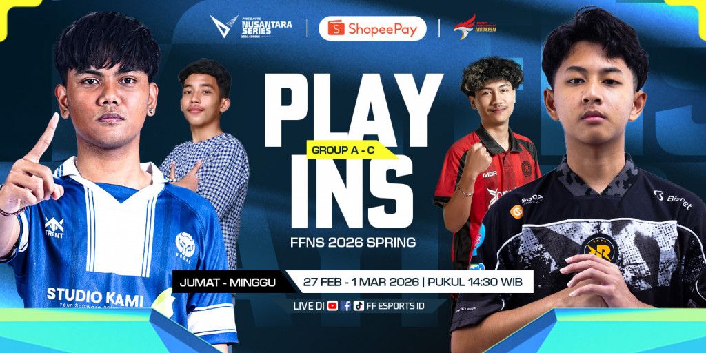36 Tim Free Fire Bersaing di Play-Ins FFNS 2026 Spring