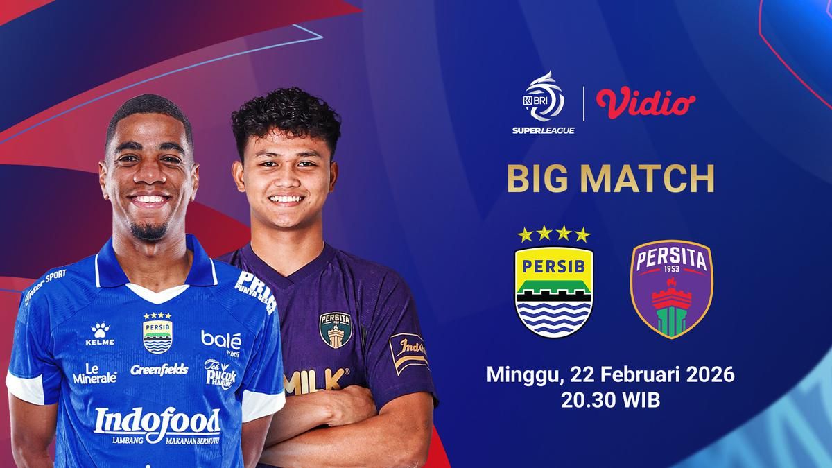 Jadwal Siaran Langsung Persib vs Persita 22 Februari 2026