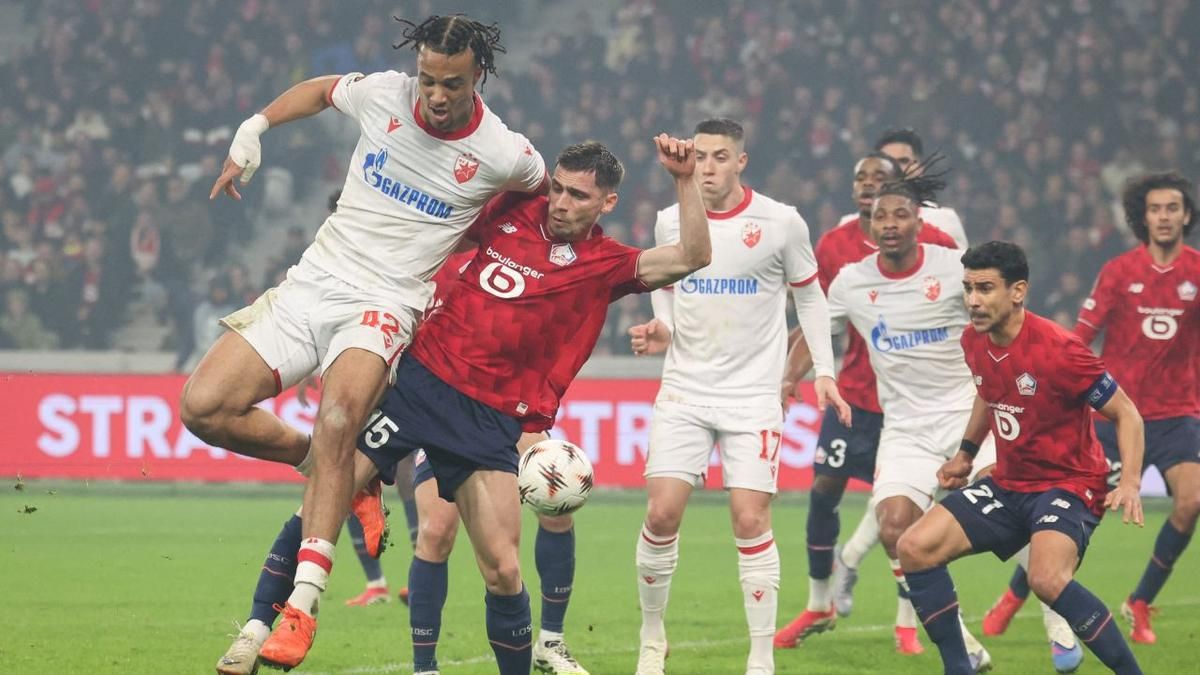 Lille Kalah dari Crvena Zvezda, Calvin Verdonk Dicadangkan